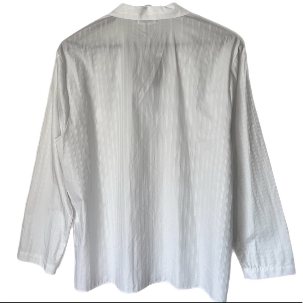 Zara Striped Button Down Boyfriend Sleep Shirt - Picture 3 of 7